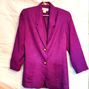 Purple blazer